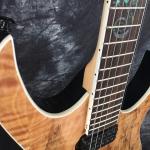 Hot Selling 6 Strings Brown Quilted Finish Jackson Electric Guitars With Black