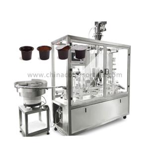China 2300kg 60mm 1000L/Min Rotary Coffee Pod Filling Machine factory