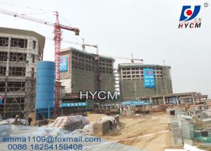 China QTZ 160 Self Erecting Tower Crane 60 Meter Electric Top Slewing factory