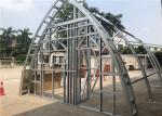 Curve Shape Light Steel Frame Construction Building / Commercial Steel Frame