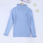 Custom Winter Baby Kids Rib Knitted Sweaters Baby Girl Boy Pullover Children