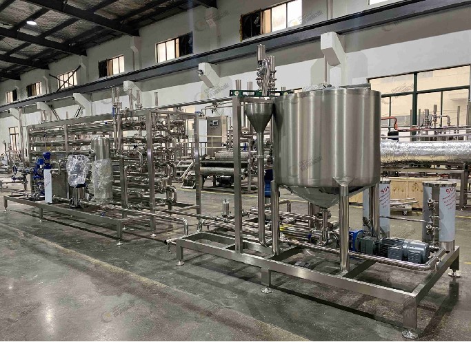 SUS 316 Pasteurization Equipment Big Capacity With Poor Fluidity