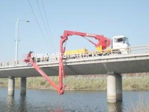 China Dongfeng 6x4 16m 270HP Bucket Type Bridge Inspection Vehicle DFL1250A9 factory