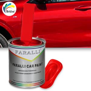 China Automotive Paint Wholesale Red High Performance Automotive Auto Refinish Repair Coating Car Paint factory