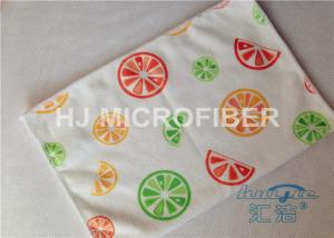 China Streak Free Printed Microfiber Cloth Absorbent 40 x 60cm , Car Microfiber Cloth factory