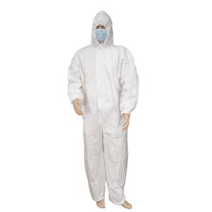 China Breathable Lightweight Disposable Microporous Coverall For Hospital factory