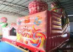 Digital painting inflatable candy house fun city big inflatable Christmas candy