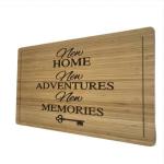 Custom Logo Engraved Kitchen Bamboo Wood Cutting Board Wooden Chopping Board
