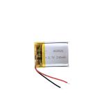 500 Cycles 3.7V Li Polymer Cell 250mAh Polymer Lithium Battery With KC