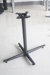 Item 2902 Metal Dining Table legs Flat Self Stabilizing Cast Iron Table X Base