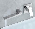 Wall Mounted European Swing Wash ODM Concealed Basin Mixer
