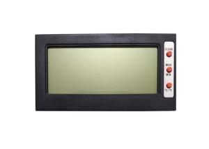 China ABS Plastic Min Max Thermometer , Large Panel Digital Temperature And Humidity Meter factory