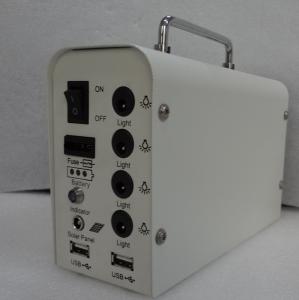 China Light Weight Portable Solar Rechargeable Battery 12V 7AH For Home Lighting System factory