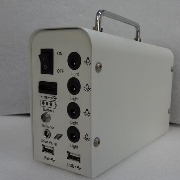 Light Weight Portable Solar Rechargeable Battery 12V 7AH For Home Lighting