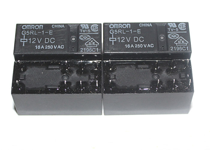 Omron Relay G5RL-1-E-5VDC, G5RL-1-E-12VDC, G5RL-1-E-24VDC- 16A (8 Pin)