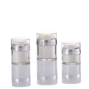 China 15ml 30ml 50ml Ecoseal Vacuum Cosmetic Jars Cream Container For Skincare Cream factory