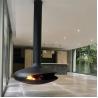 Buy cheap Indoor Heaters Suspended Wood Buning Fireplace And Ceiling Hanging Fireplace from wholesalers