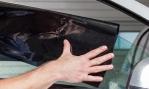 Skin Care Window Cover Film Anti Smash , Black Window Tint Rolls With Scraper