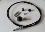 Plastic Gym Wire Rope 6.50mm Outer Diameter With Bearing Capacity 1500 Kgs