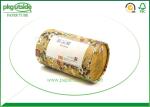 Food Grade Paper Cylinder Containers , High End Cardboard Cylinder Packaging
