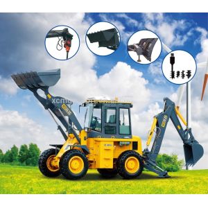 XCMG WZ30-25 backhoe loader hydraulic 1m3 bucket backhoe loader with CUMMINS