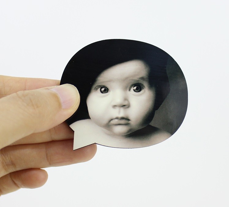 Factional 60x54mm Sublimation Blank Fridge Magnets Sticker for Kid's Gift