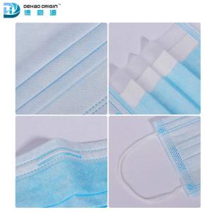 China 3 Grams 3 Ply Non Woven Face Mask factory