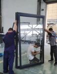 NFRC Commercial Aluminum Glass Storefront Entry Doors With ADA Compliant