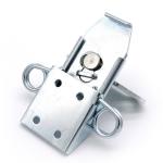 Silver Iron 95mmx85mmx24mm Butterfly Twist Latch