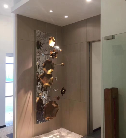 Embossed Stainless Steel Corrugated Sheet Silver Gold Plate