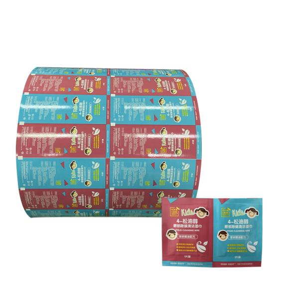 0-9 Printing Color Composite Paper Aluminum Foil Film for Nail Wipe Packaging
