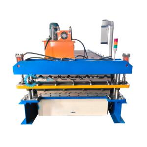 China Hydraulic Cutting Ai Double Layer Forming Machine Gear Box Driven factory