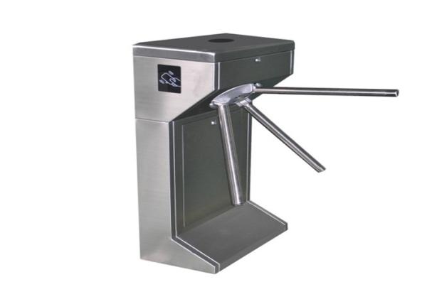 Small size vertical Waist Height Pedestrian Entrance Control Tripod Turnstile