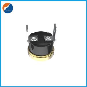 Bakelite Housing Copper Screw Bimetal Thermostat Single Pole Bimetallic Disc