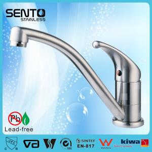China Stainless steel single handle kitchen faucet for home, EN817 certificated factory