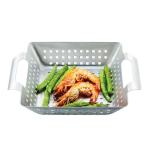 Stainless Outdoor BBQ Grill Pan Grill Basket