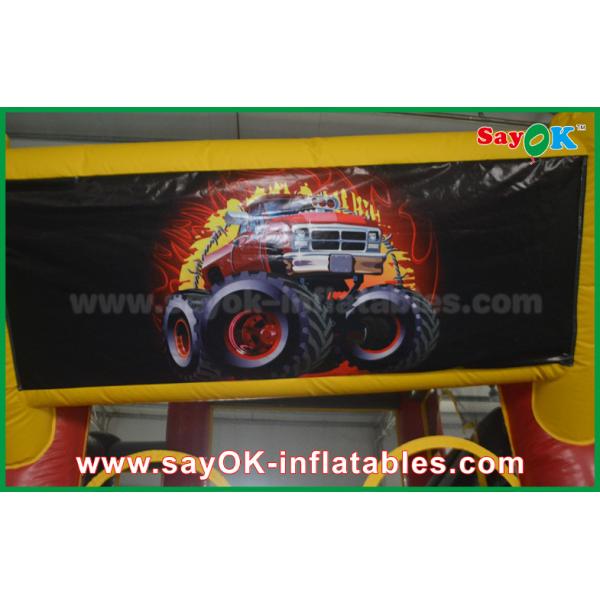 Commercial Inflatable Slide 4 X 6m Or Customized Size Inflatable Bouncy Jumping Toy Castle Water Slide For Kids