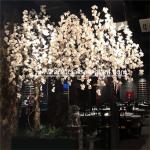 White Flower Artificial Weeping Cherry Blossom Tree Outdoor Party Decoration