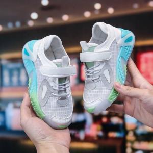 China Illuminated Sole ODM Printing Children'S Sport Shoes Light Breathable Upper factory