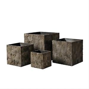 China Artistic Character GRC Planter Pots Frost Resistant For Decoration factory