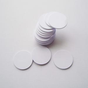 China Hard Pvc PET RFID NFC Tags On Metal Surface Coin Iso15693 Weatherproof factory