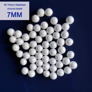 China 95 YTZP Yttrium Stabilized Zirconia Grinding Media 7mm Density 6.0g/Cm3 factory