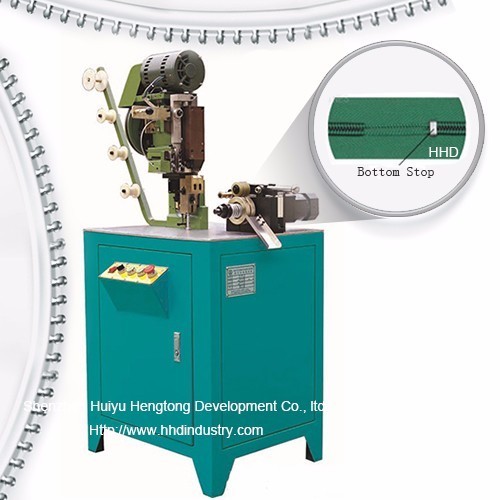 Fully Automatic Nylon Zipper Bottom Stop Machine with 4800pcs/18cm/H Output 1.5