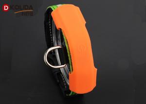 China Silicon Adjusable Dog Collar Lights Waterproof Protect Collar factory