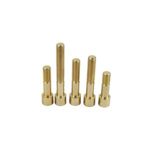 Custom Brass CNC Turning Parts Anodizing Brushing Painting CNC Turned Service