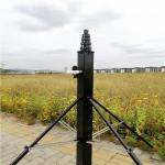 Vehicle Mounted 6M To 15M Radio Antenna Telescopic Mast