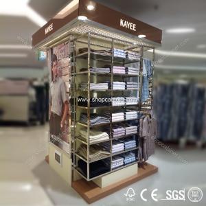 China 2014 new style clothes display wall shelf factory