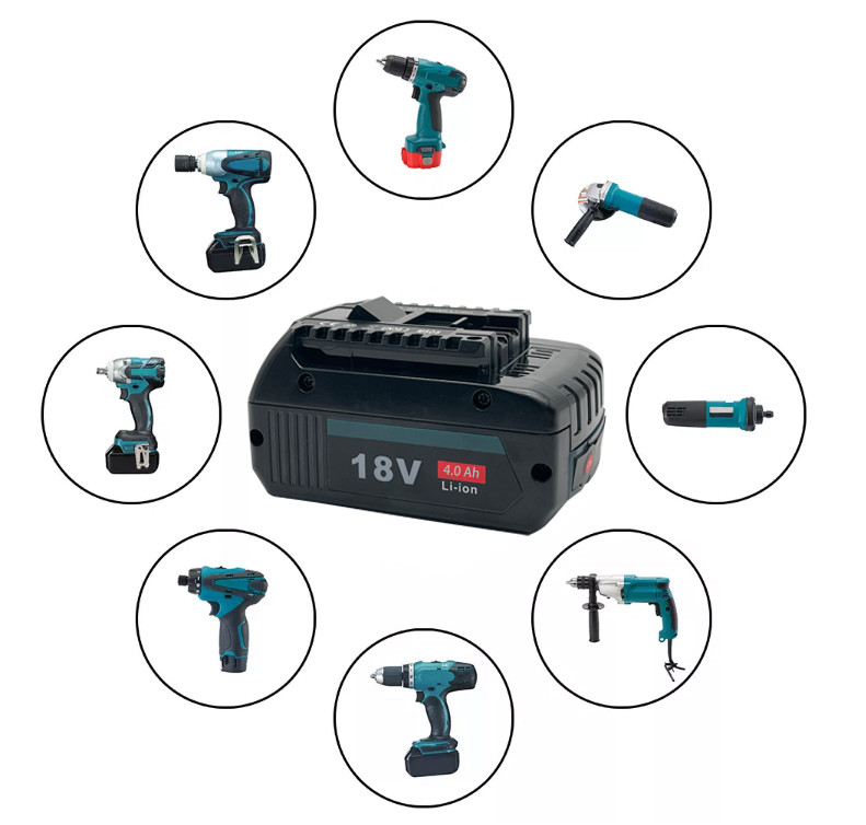 OEM ODM 4Ah 18V Replacement Battery Power Tool BOSCH Li Ion Battery