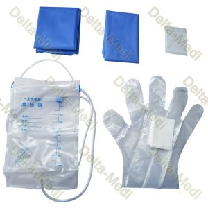 China Sterile Medical Disposable Surgical Kits PVC Enema Washing Bag Kit on sale