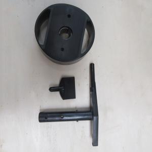 China Plastic Mold Parts Black Color With Independent Open Mold Capacity factory
